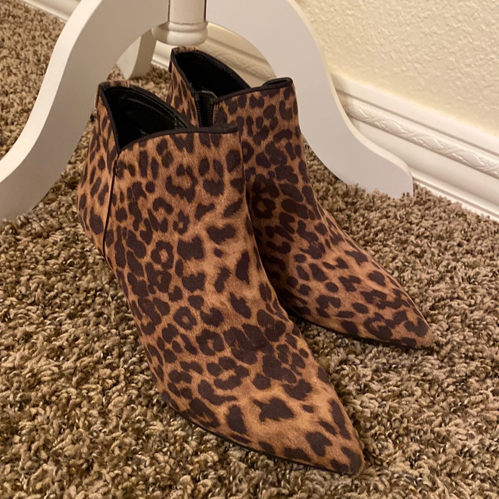 Leopard booties